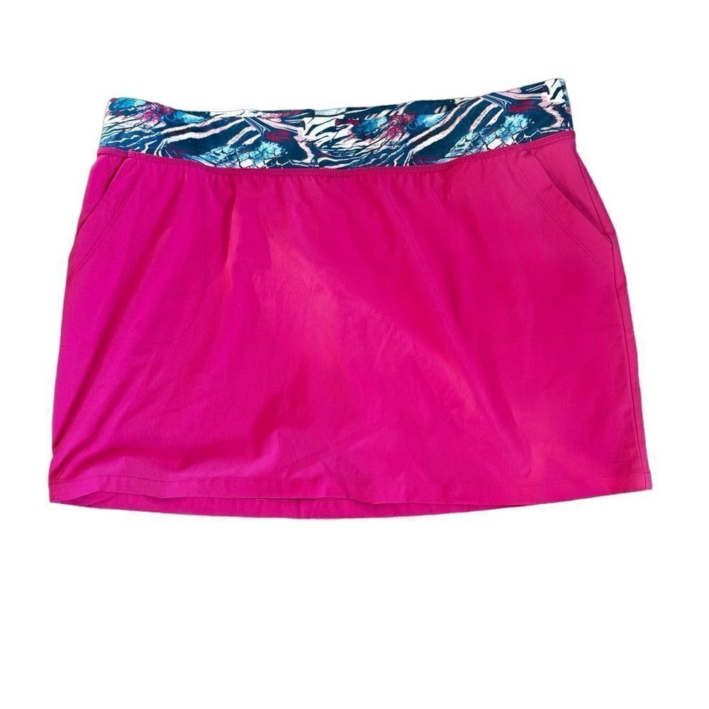 Reel Legends Women’s Skort Pink Pockets SZ XL